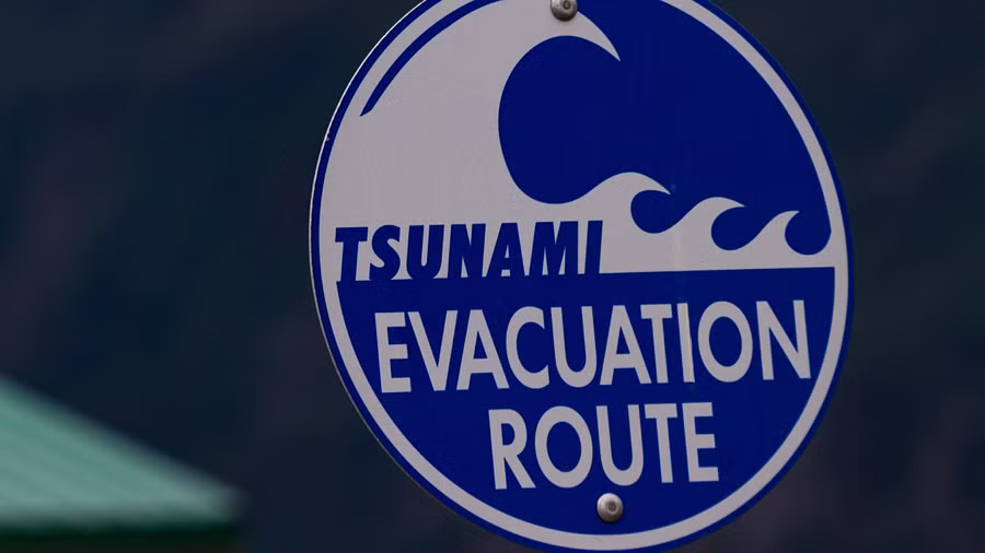 Tsunami warning representative image.