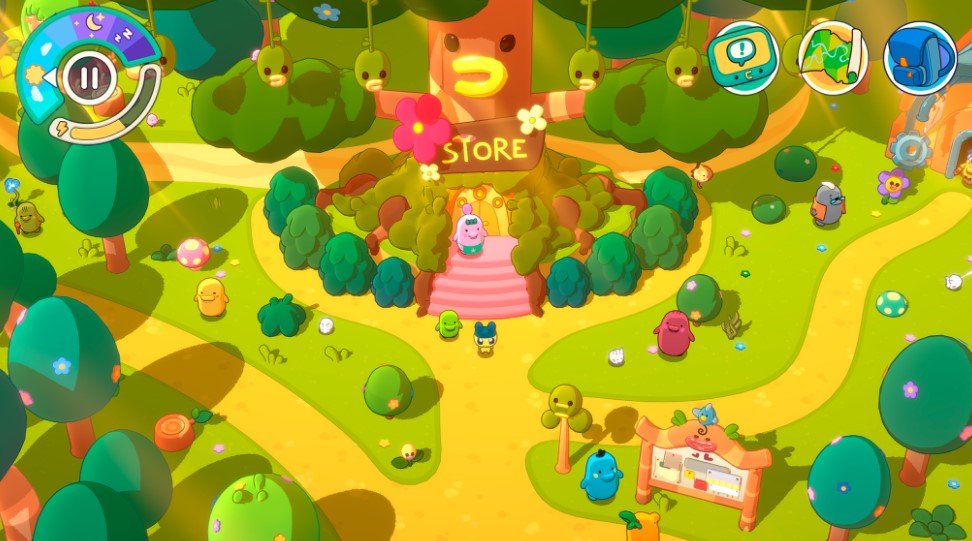 Tamagotchi Adventure Kingdom game screenshot
