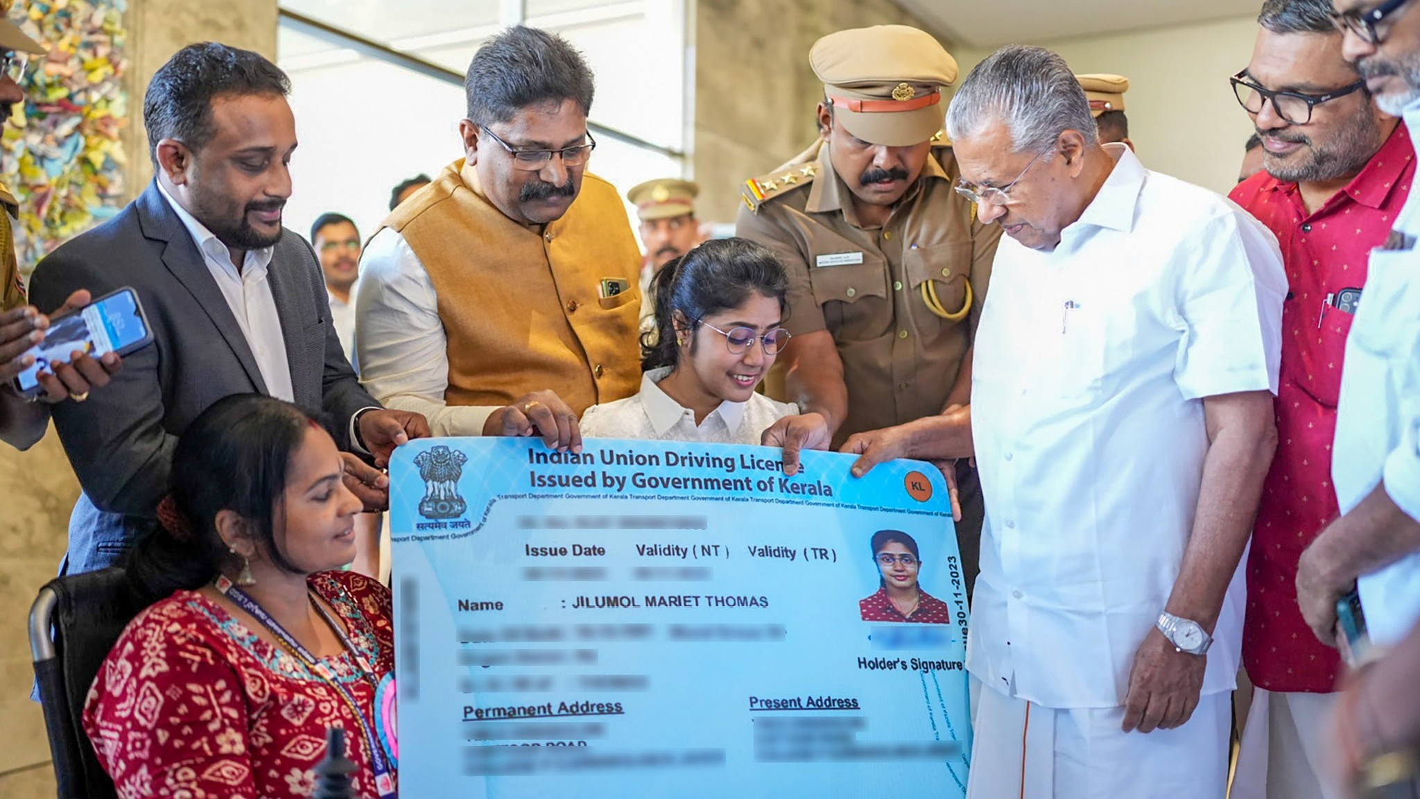 Kerala woman born without hands gets four-wheeler driving license