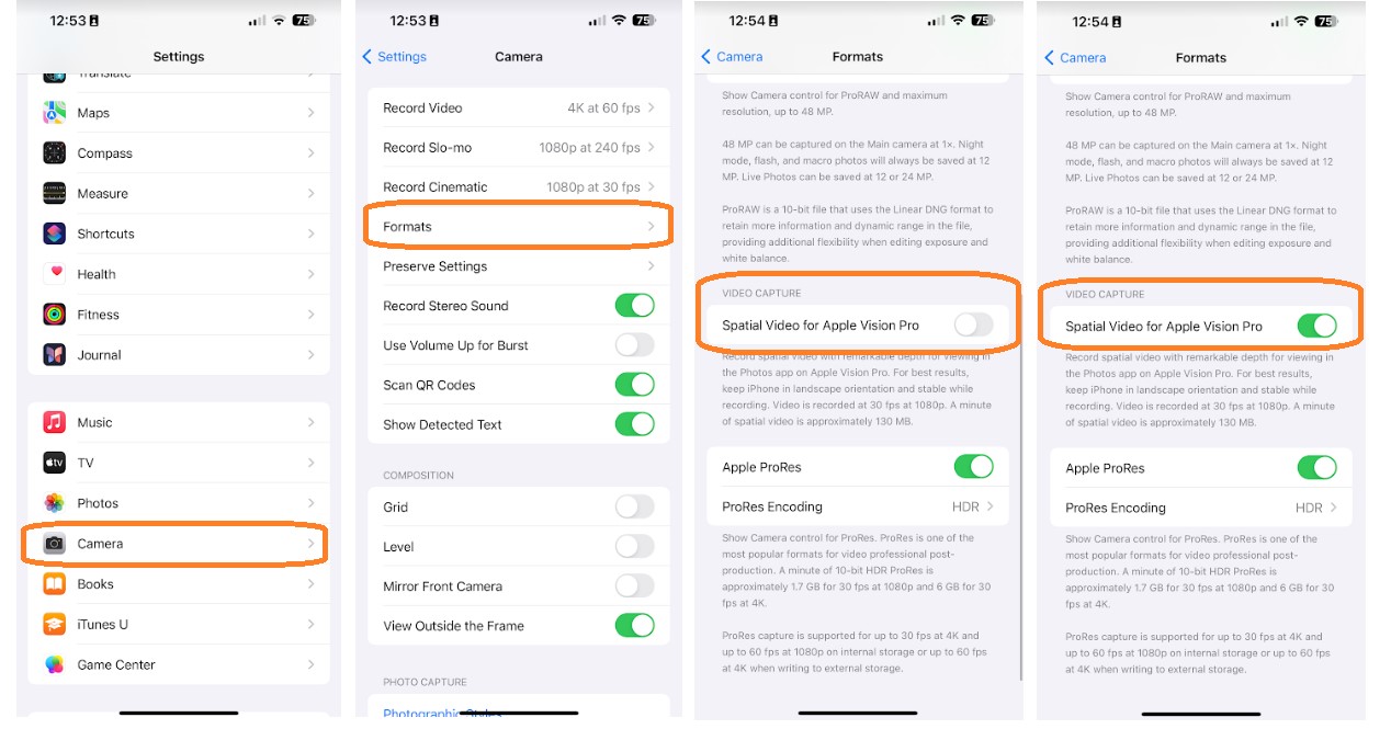Here's how to enable Spatial Video recording on the iPhone 15 Pro models. 