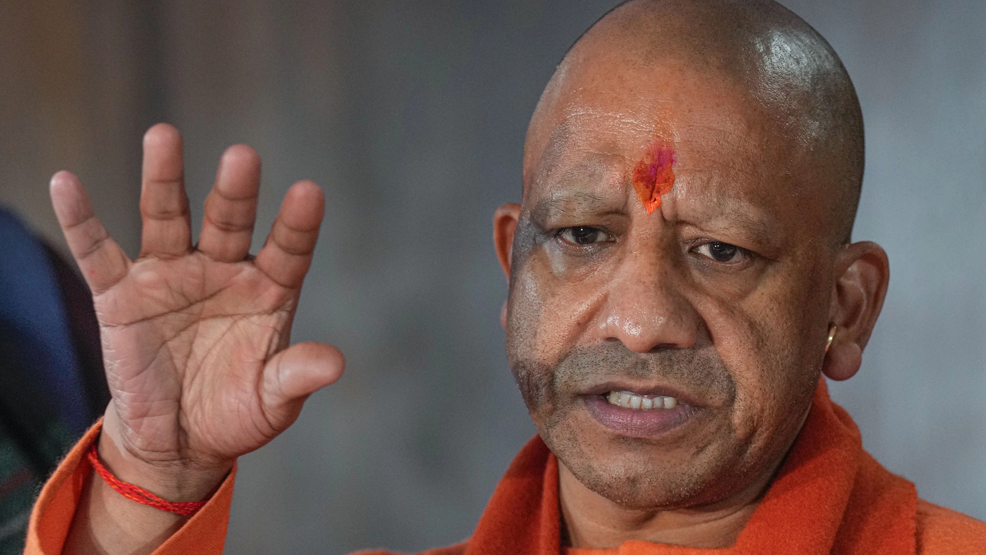 Adityanath holds 'Janta Darshan' session at Gorakhnath temple