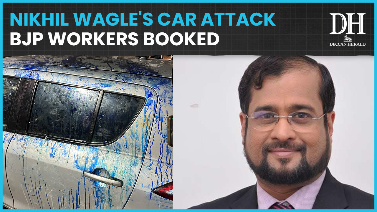 BJP workers booked for attack on journalist Nikhil Wagle's car for his remarks on PM Modi, LK Advani