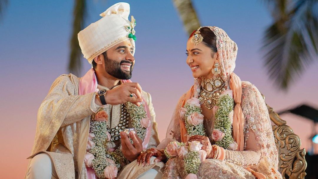 The couple tied the knot according to traditional Hindu rituals.