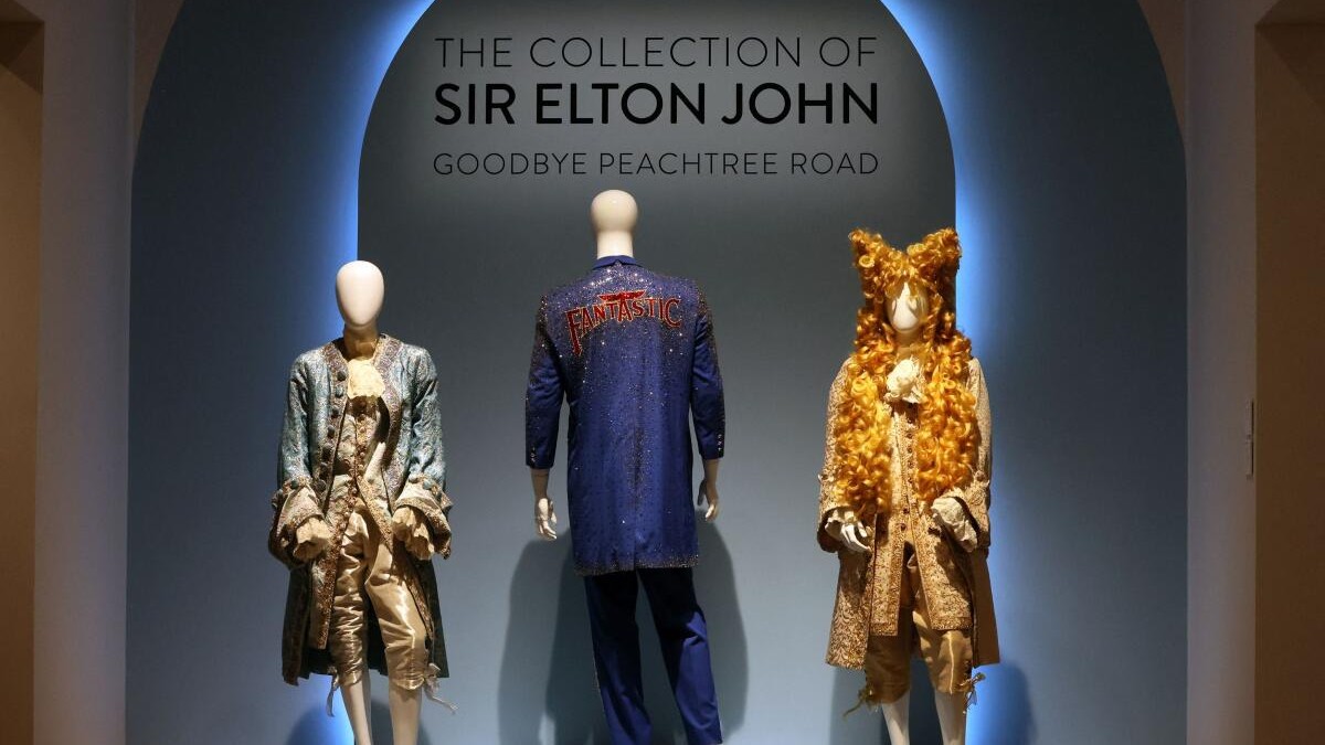 Elton John’s boots sell for $94,500 in enthusiastic auction at Christie’s