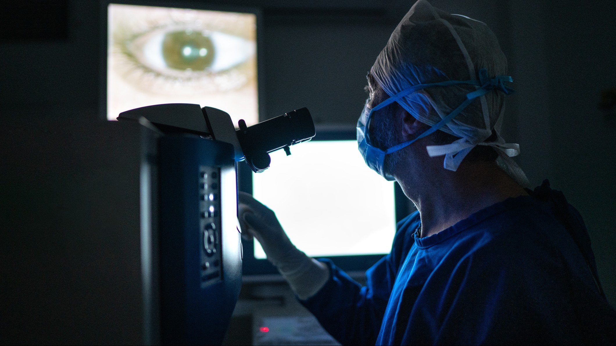 Laser in the eye