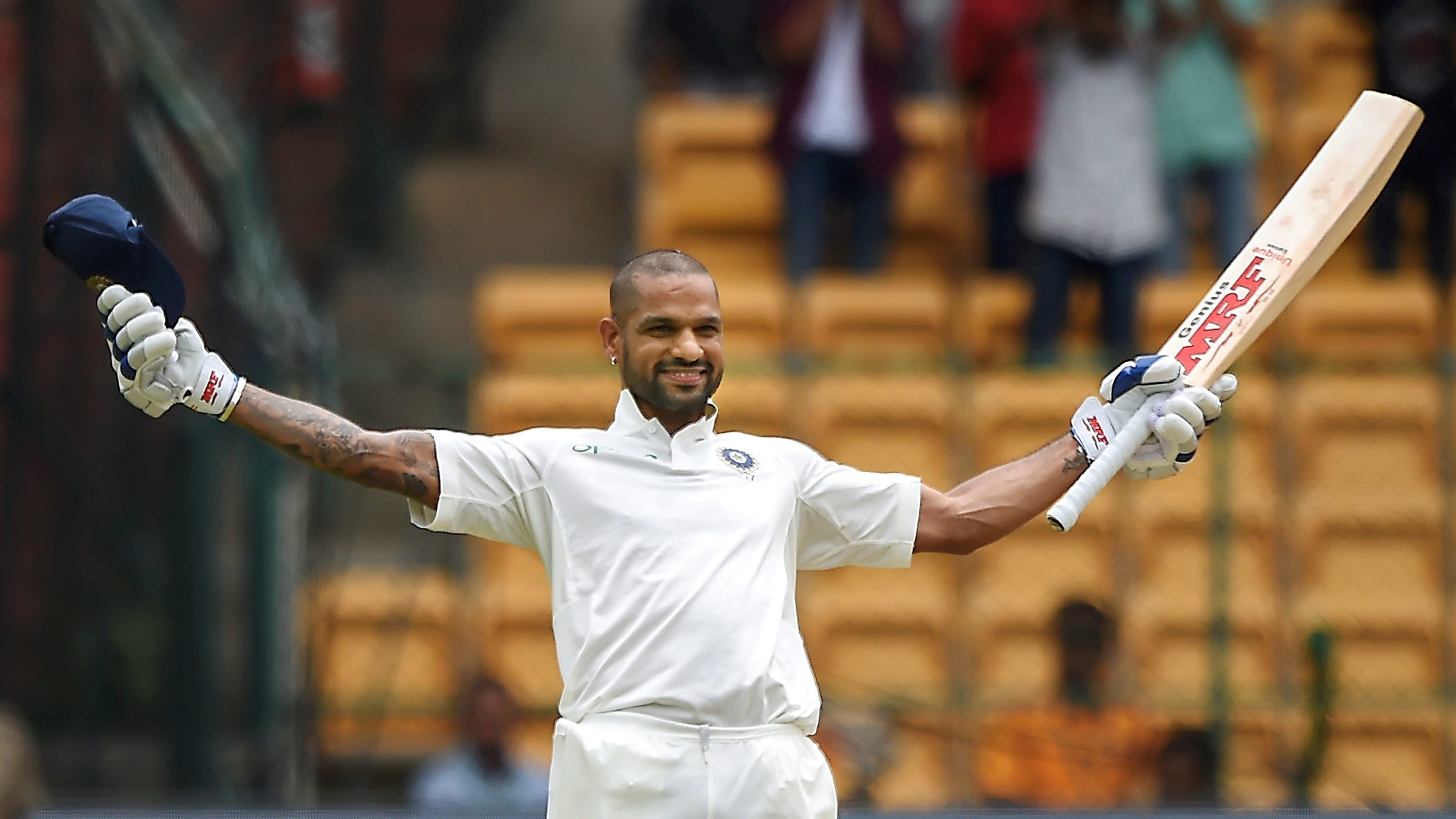 Rank 04| Shikhar Dhawan had a dream debut in 2013. He scored a half-century in 50 balls against Australia in 2013.