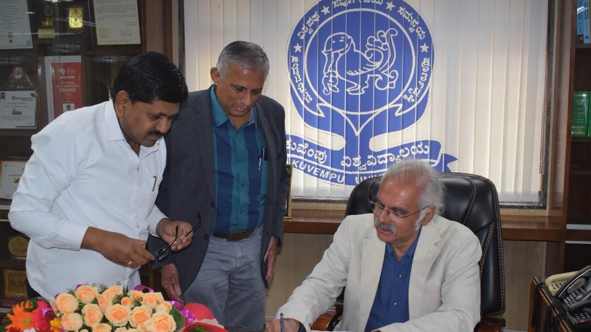 Glad to head university named after Kuvempu: Sharath Ananthamurthy