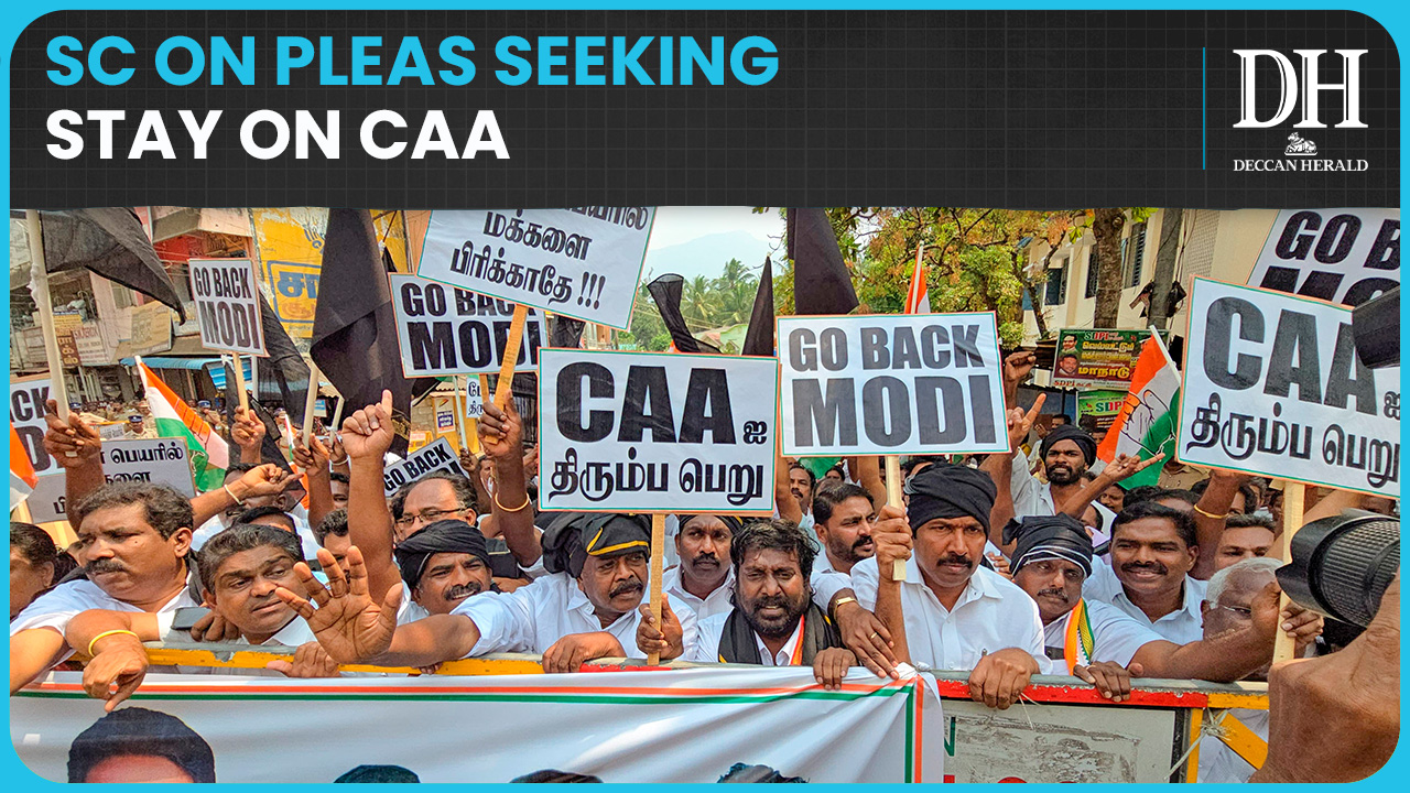 CAA hearing: SC asks Centre to respond to pleas seeking stay on CAA within three weeks