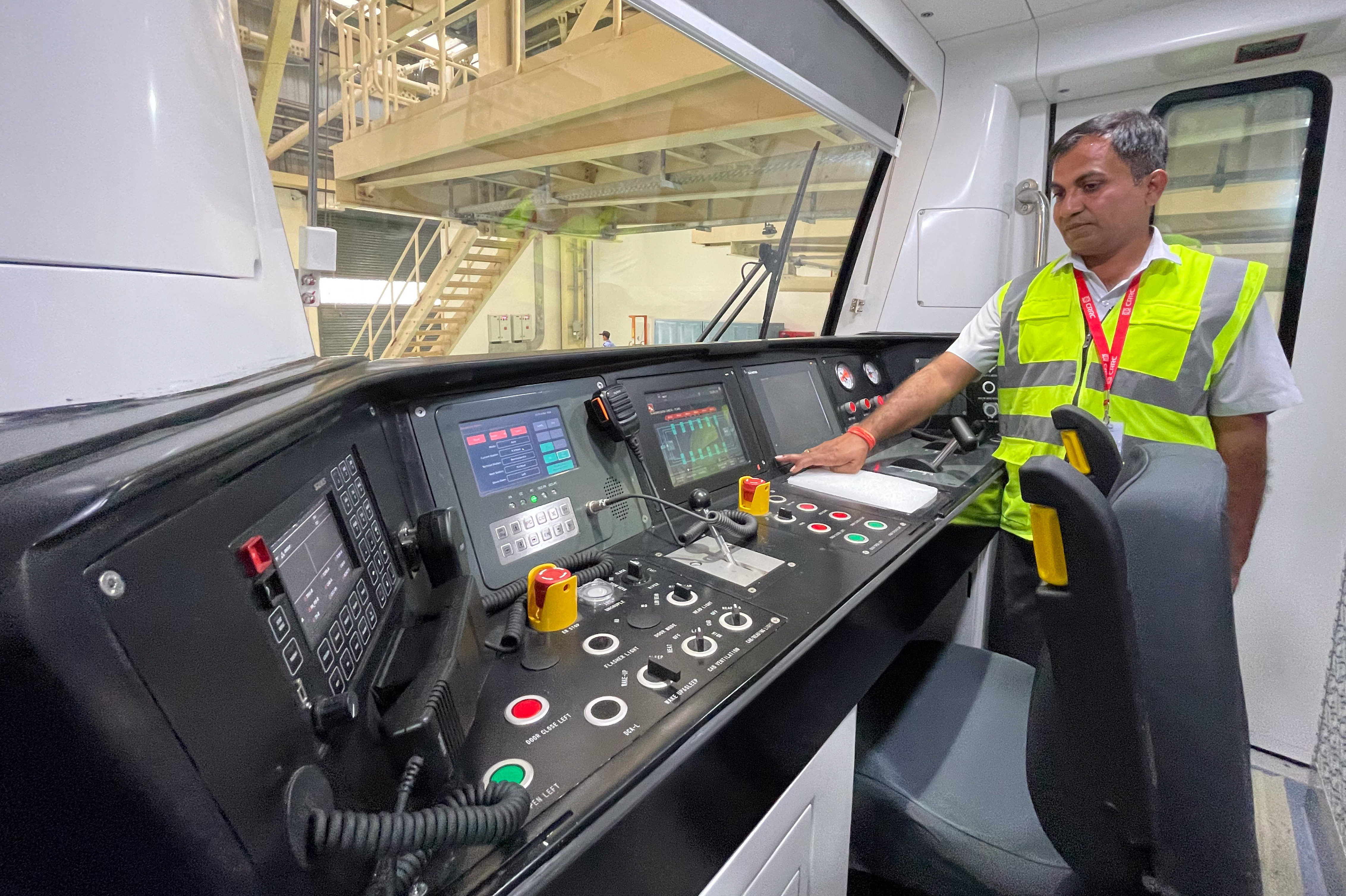 The train comes with Unattended Train Operations (UTO) technology that eliminates the need for a loco pilot. DH PHOTO/PUSHKAR V