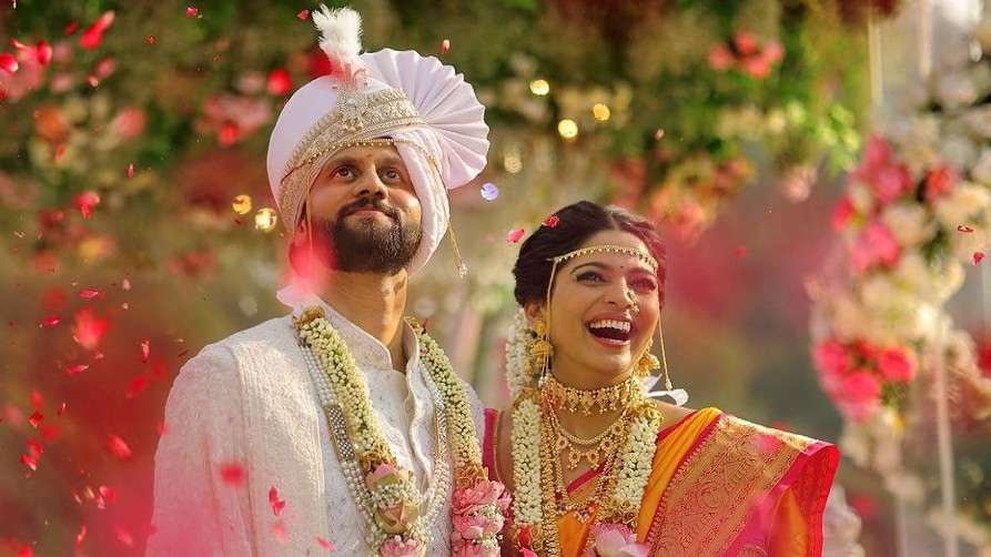 Pooja Sawant, Siddesh Chavan tie the knot in a dreamy ceremony; See Pics