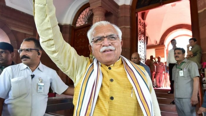 Haryana CM Manohar Lal Khattar. 