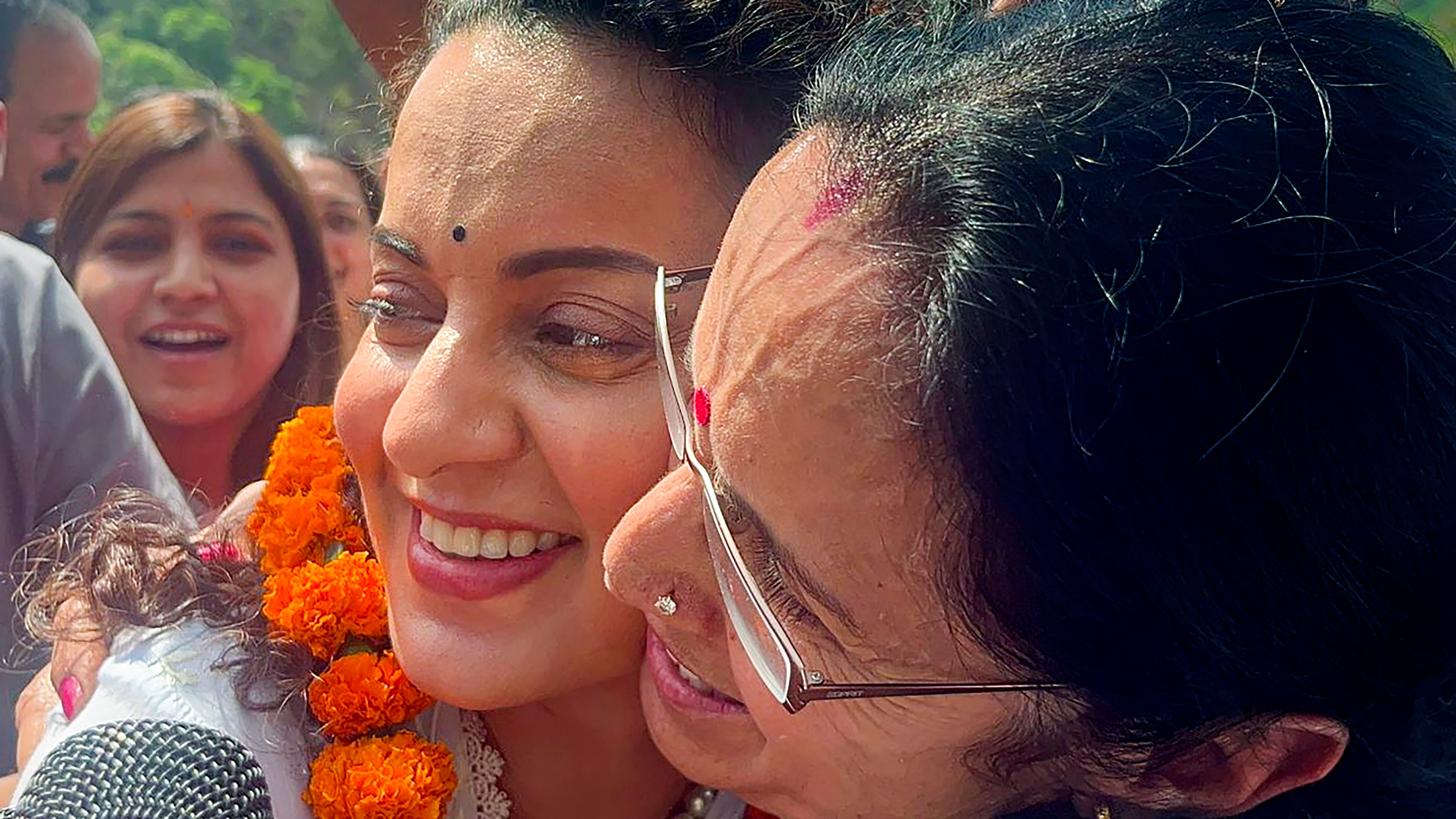 Large number of people gathered to catch a glimpse of the  four-time National Award winner.
