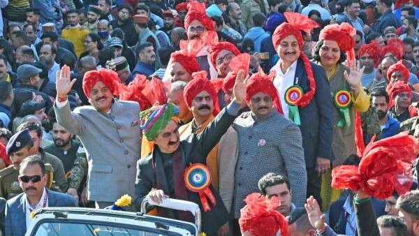 Congress takes out march against BJP over bid to 'destabilise' Himachal govt