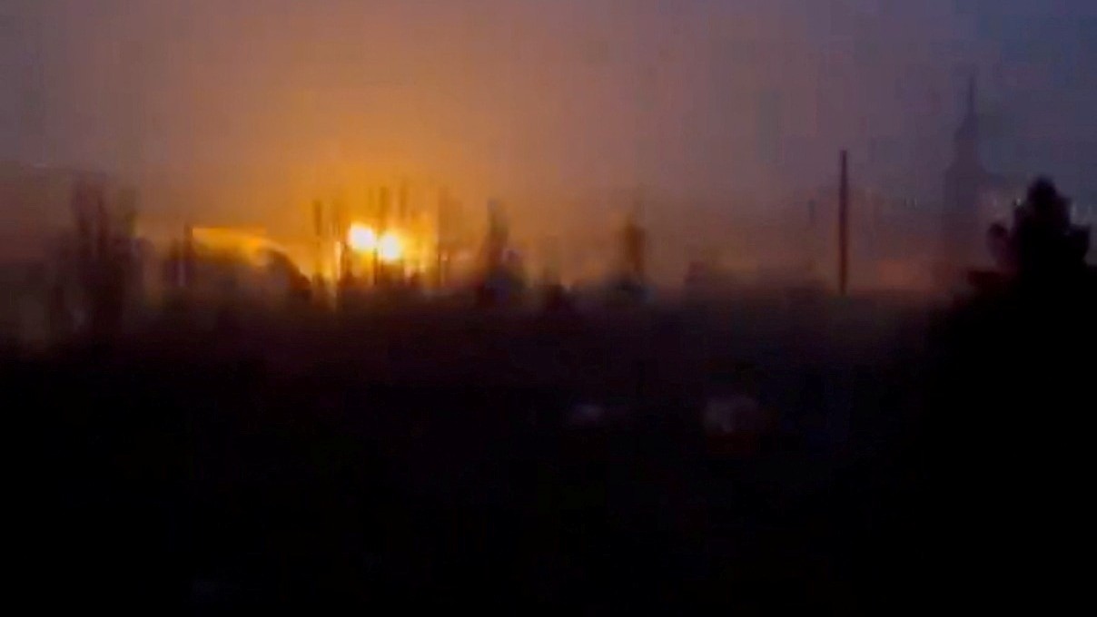 The Russian strike killed at least five people and left more than a million others without electricity, Kyiv said.