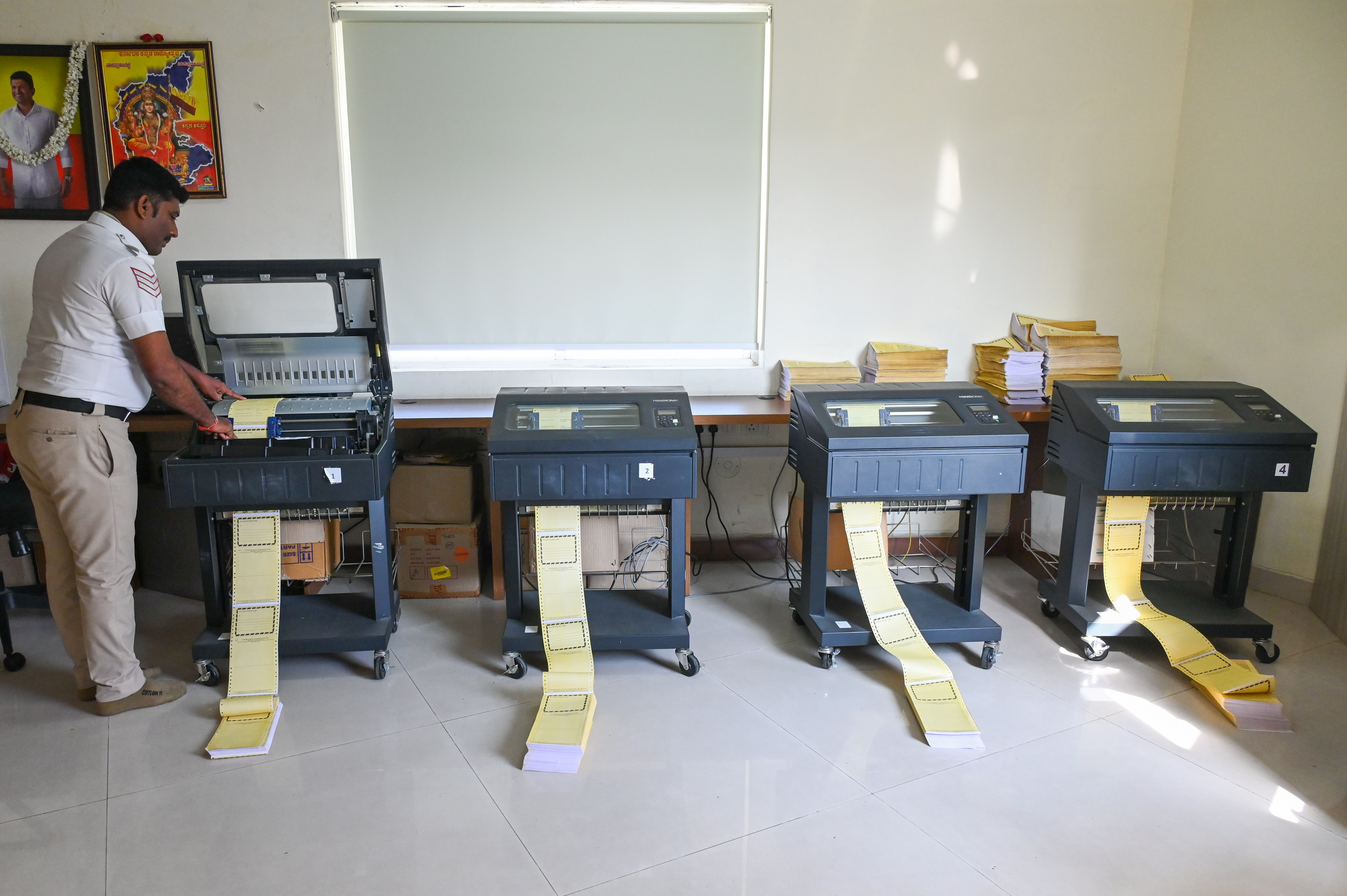 The department sends out approx 6,000 challans a day.