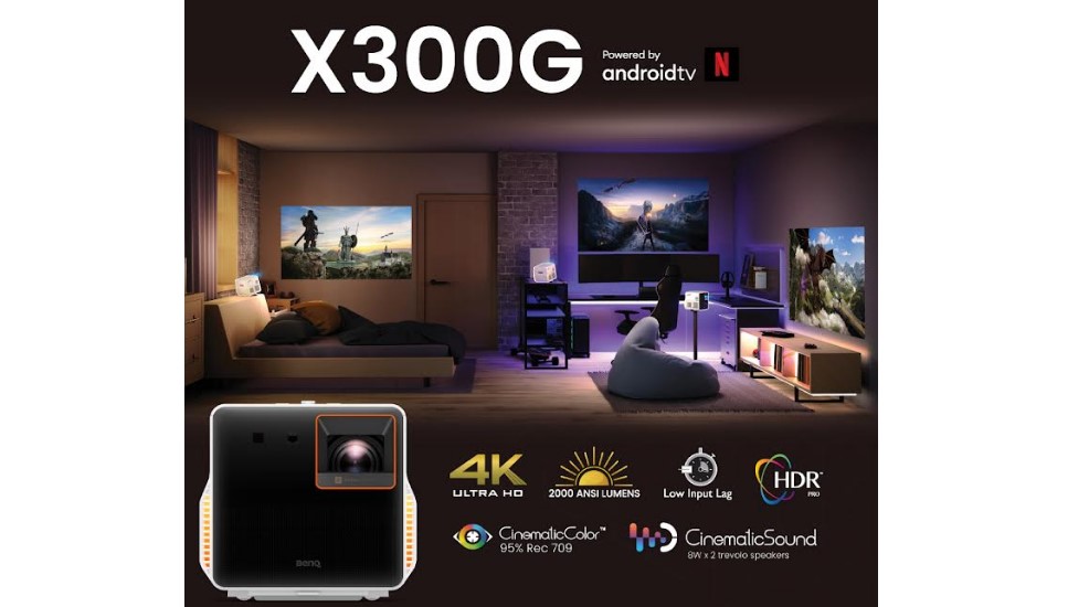 BenQ X300G Smart-LED Projector.