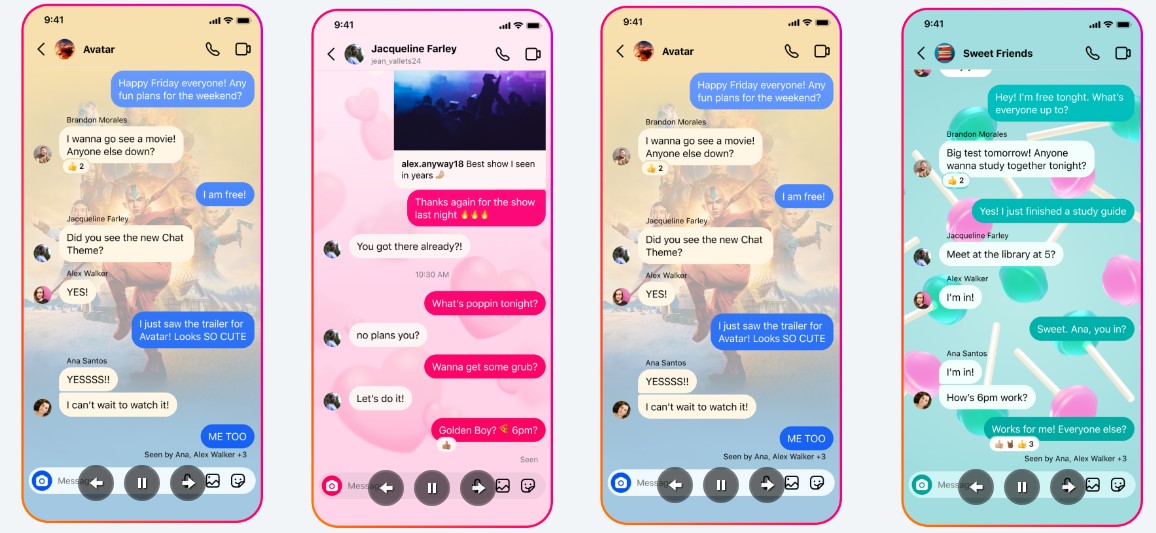 Instagram brings new chat themes to DM.