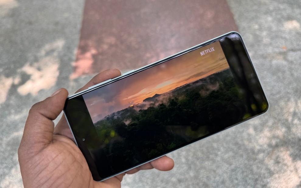 Samsung Galaxy M55's display
