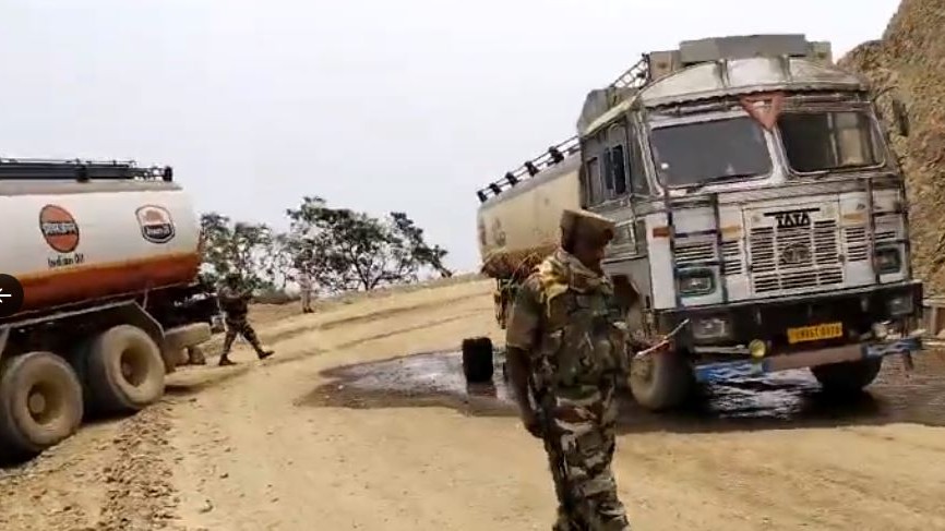 Driver shot at as armed men target oil tankers in Manipur's Tamenglong