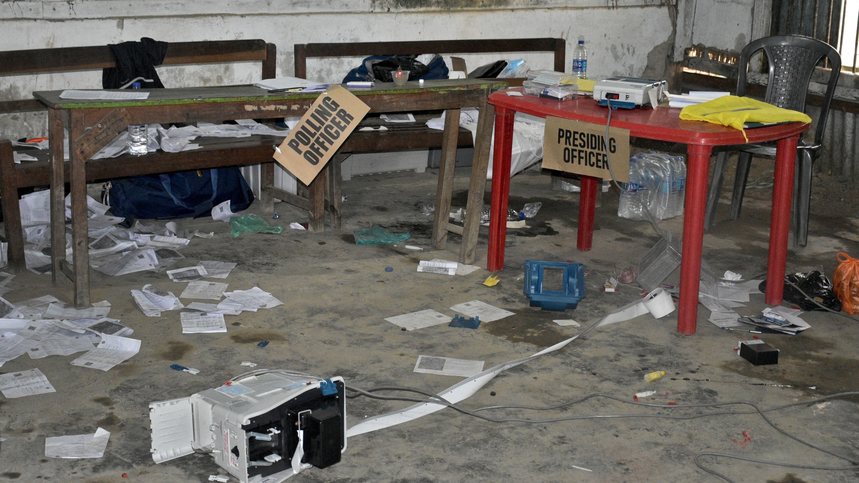 Firing, EVMs destruction & boycott call — violence mars Lok Sabha elections in conflict-hit Manipur 
