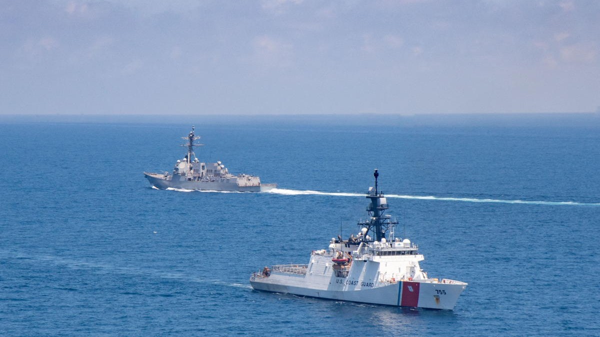 US Navy patrol plane flies through Taiwan Strait