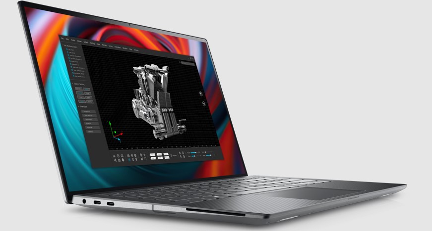 Dell Precision series laptop.
