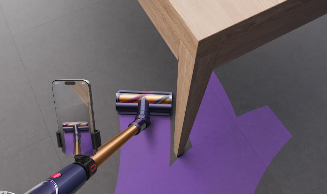 Dyson CleanTrace AR tool.