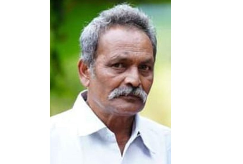 Chende artiste Manohar.