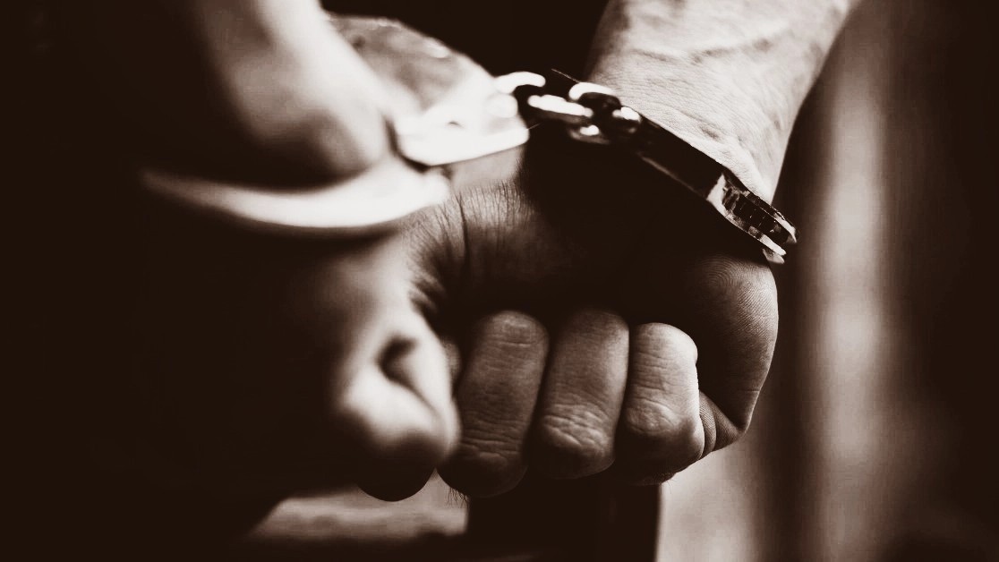 Representative image of arrest.