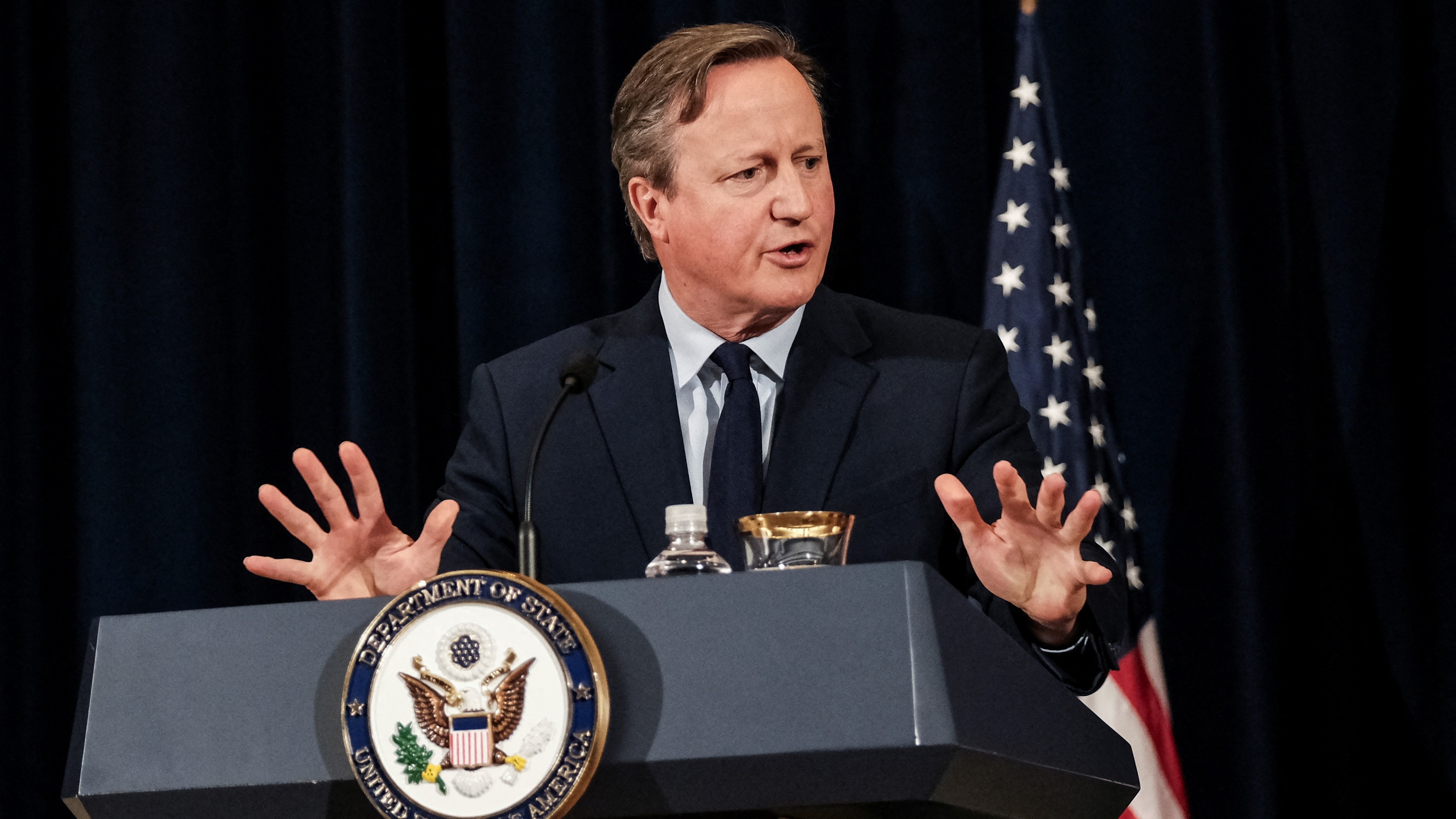 Britain will not block arms sales to Israel: UK's Foreign Minister David Cameron 