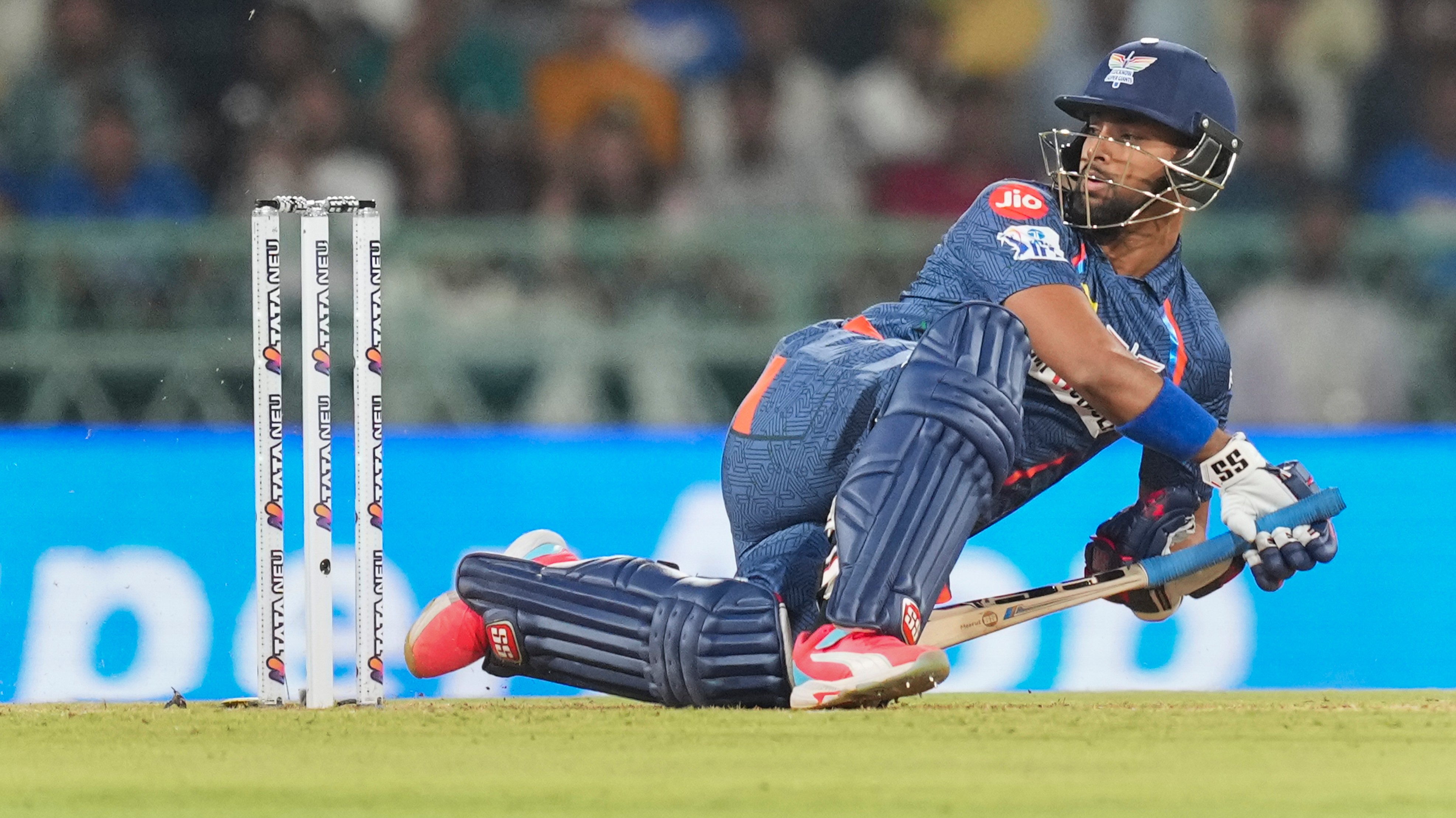 Explosive left-handed batter, Nicholas Pooran can turn the game around quickly with his brutal strikes.