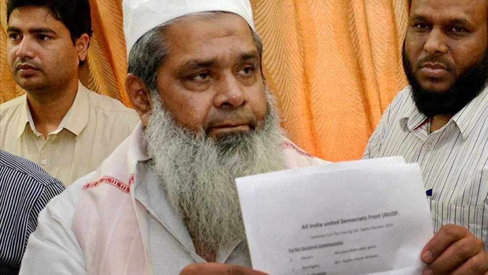 The All India United Democratic Front (AIUDF) chief Badruddin Ajmal.