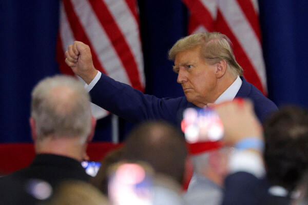 Republican presidential candidate and former U.S. President Donald Trump's campaign rally in Green Bay.