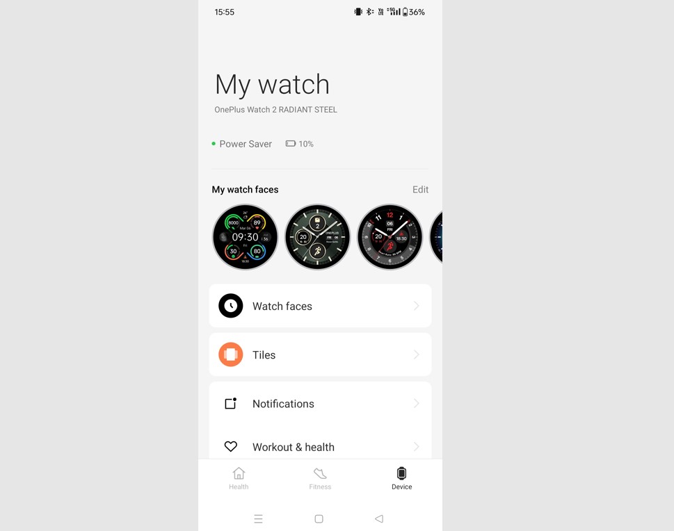 OnePlus Watch 2 supports numerous colourful watch faces.