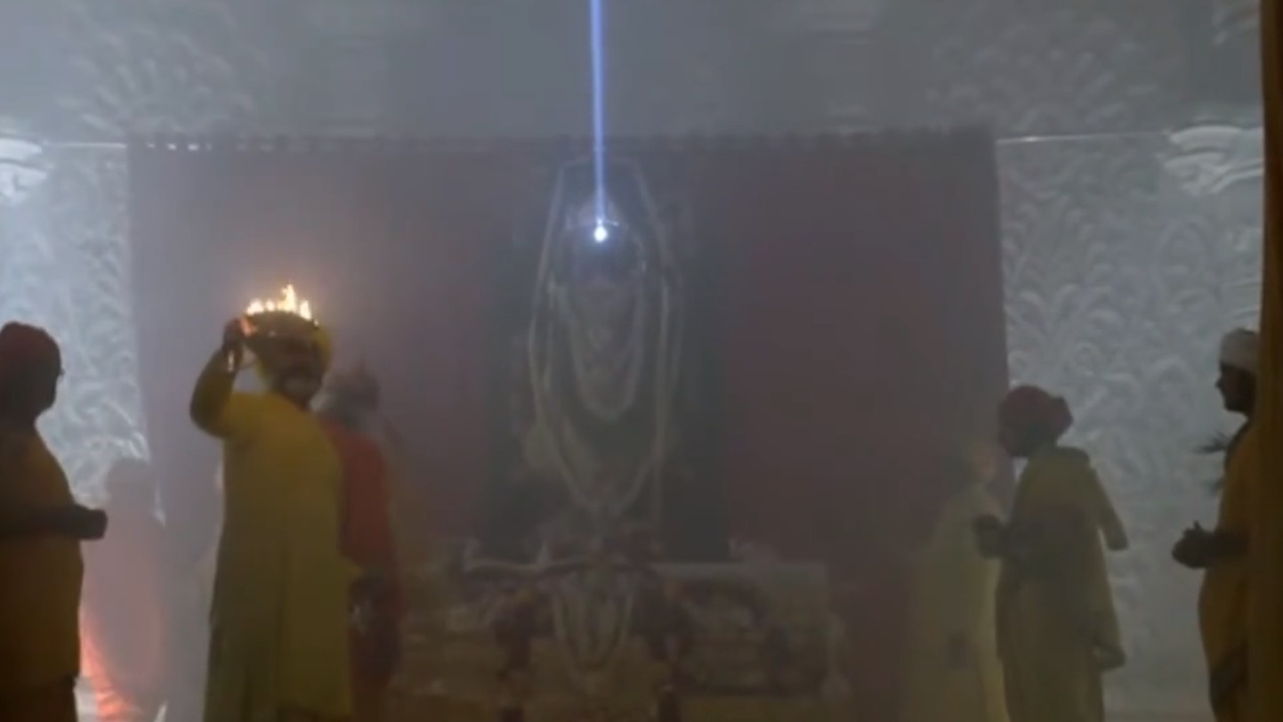 Ram Lalla honoured with 'Surya Tilak' on Ram Navami in Ayodhya