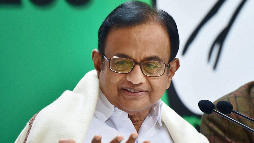 Chidambaram says BJP, AIADMK fighting Tamil Nadu bypoll through 'proxy'