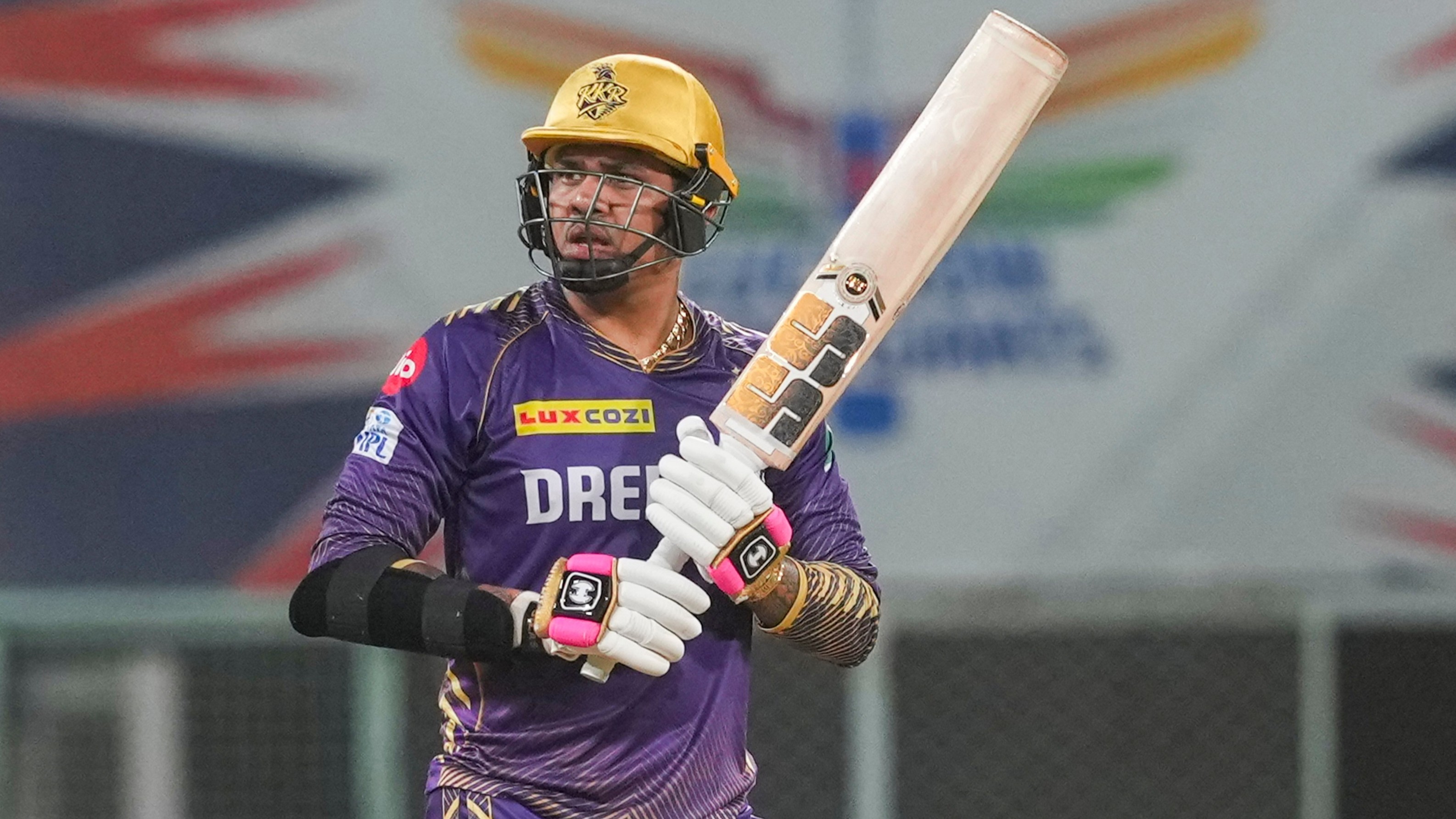 A consistent performer for KKR, Sunil Narine is capable of turning matches with his brute hitting.