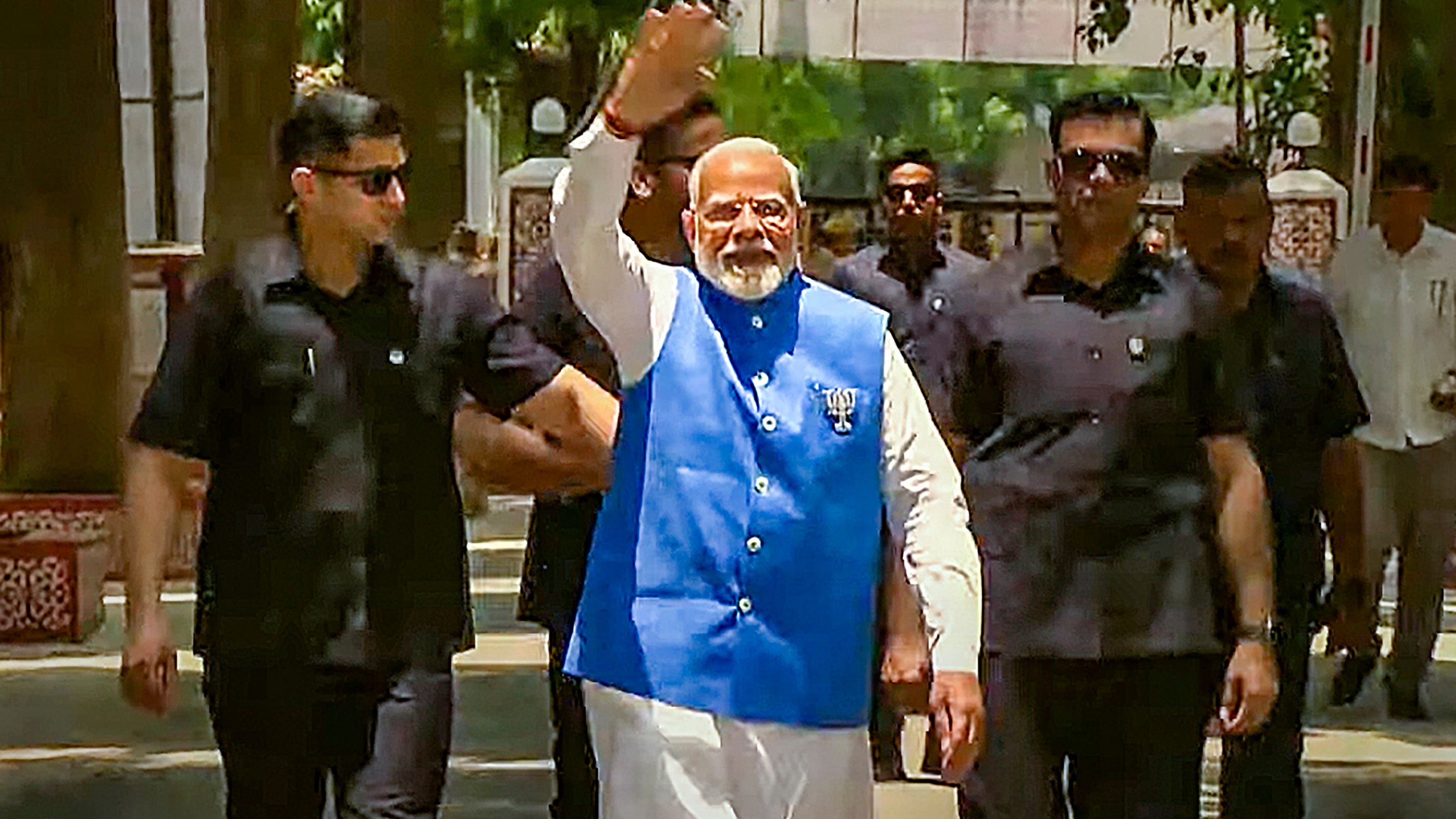 Earlier in the day, Modi offered prayers at the Dashashwamedh Ghat and the Kaal Bhairav temple.