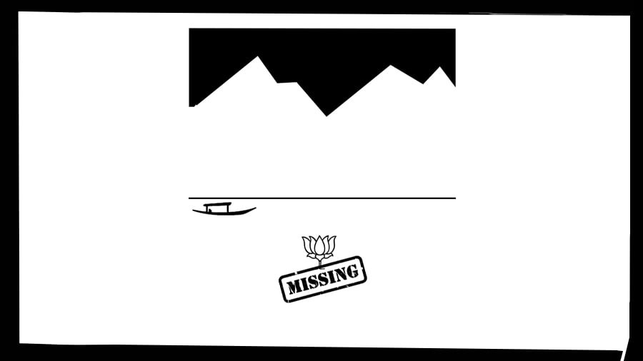 Why did the BJP not contest in the Valley?