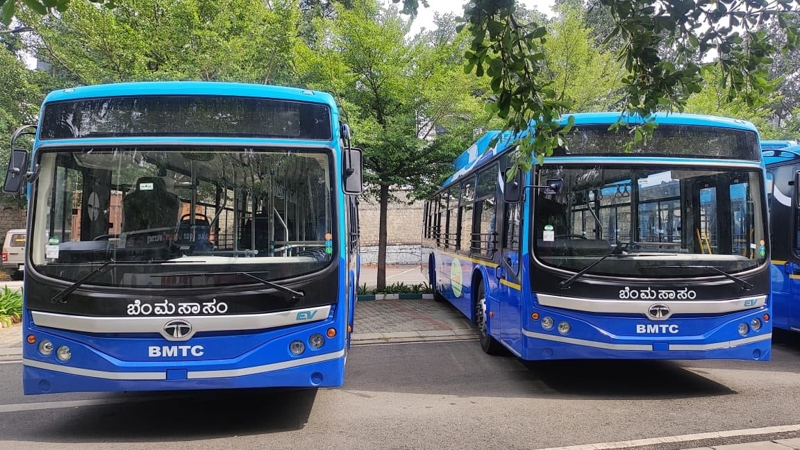 BMTC’s electric bus services hit after 
flash strike by outsourced drivers