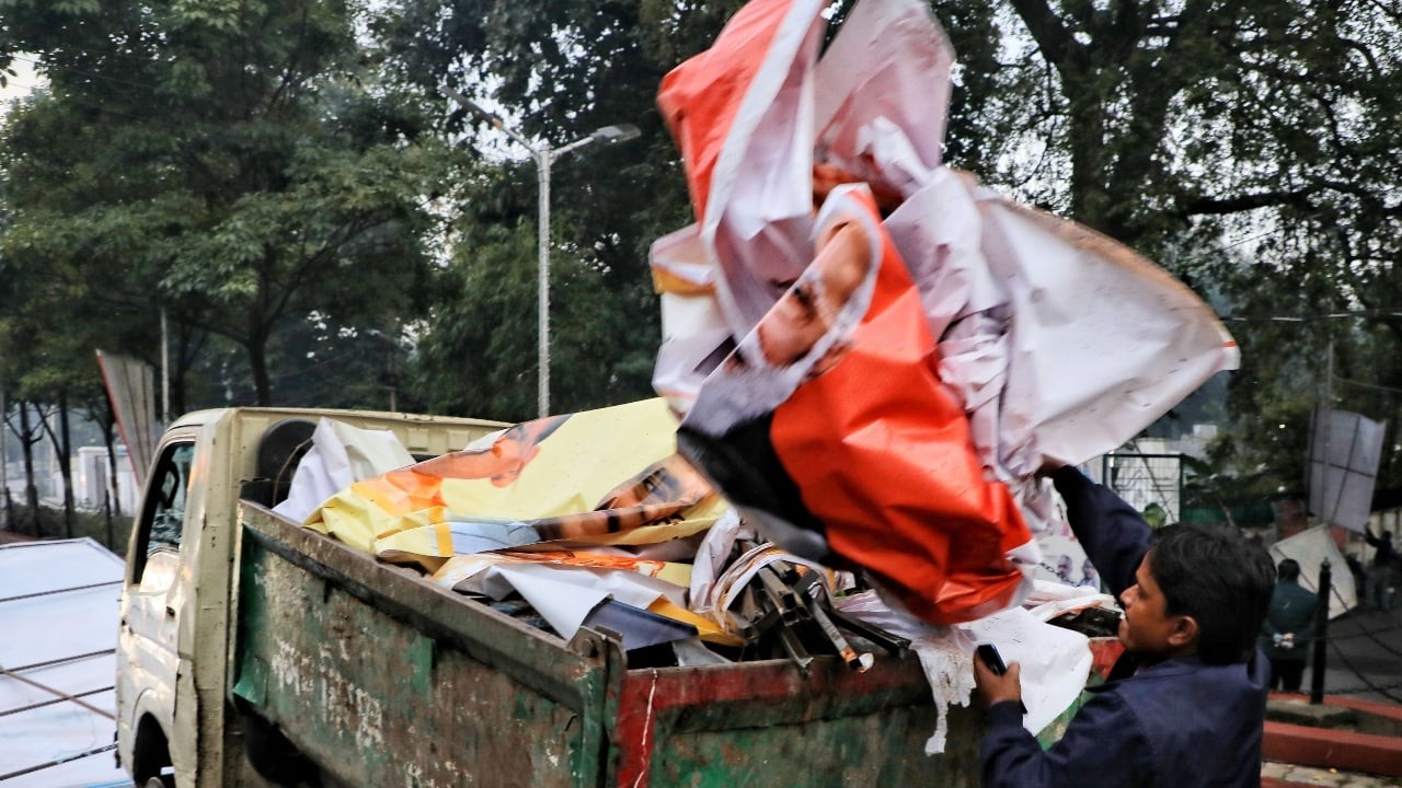 Lok Sabha Elections 2024 | Anonymous political hoardings still cropping up in Delhi, says EC; prods CEO to take action