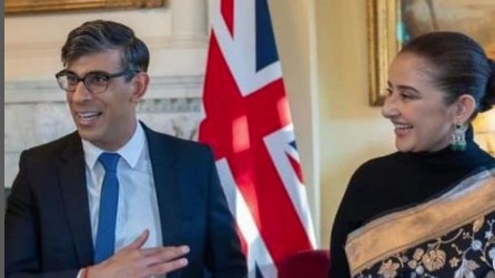 'Heeramandi' star Manisha Koirala meets UK PM Rishi Sunak