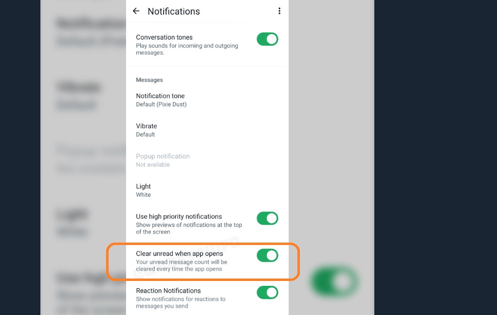 WhatsApp to bring new option to Clear unread message count everytime app opens on the phone.