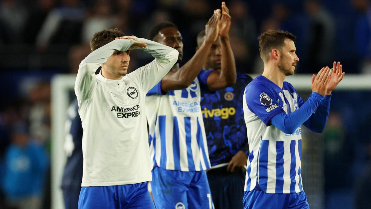 Brighton &amp; Hove Albion players.