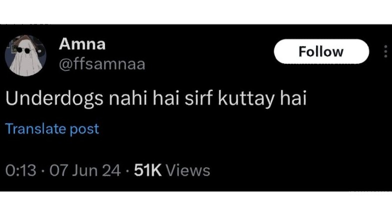 Playful banter was shared widely on social media.