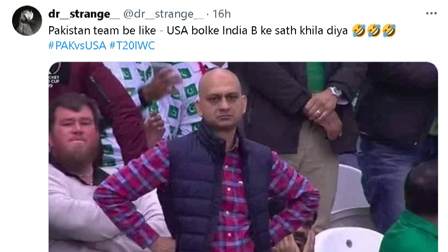 No roast is complete without India reference.