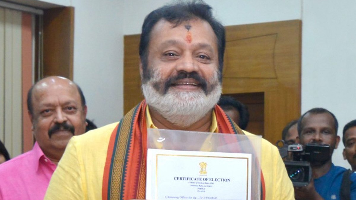 NDA candidate from Thrissur Suresh Gopi  