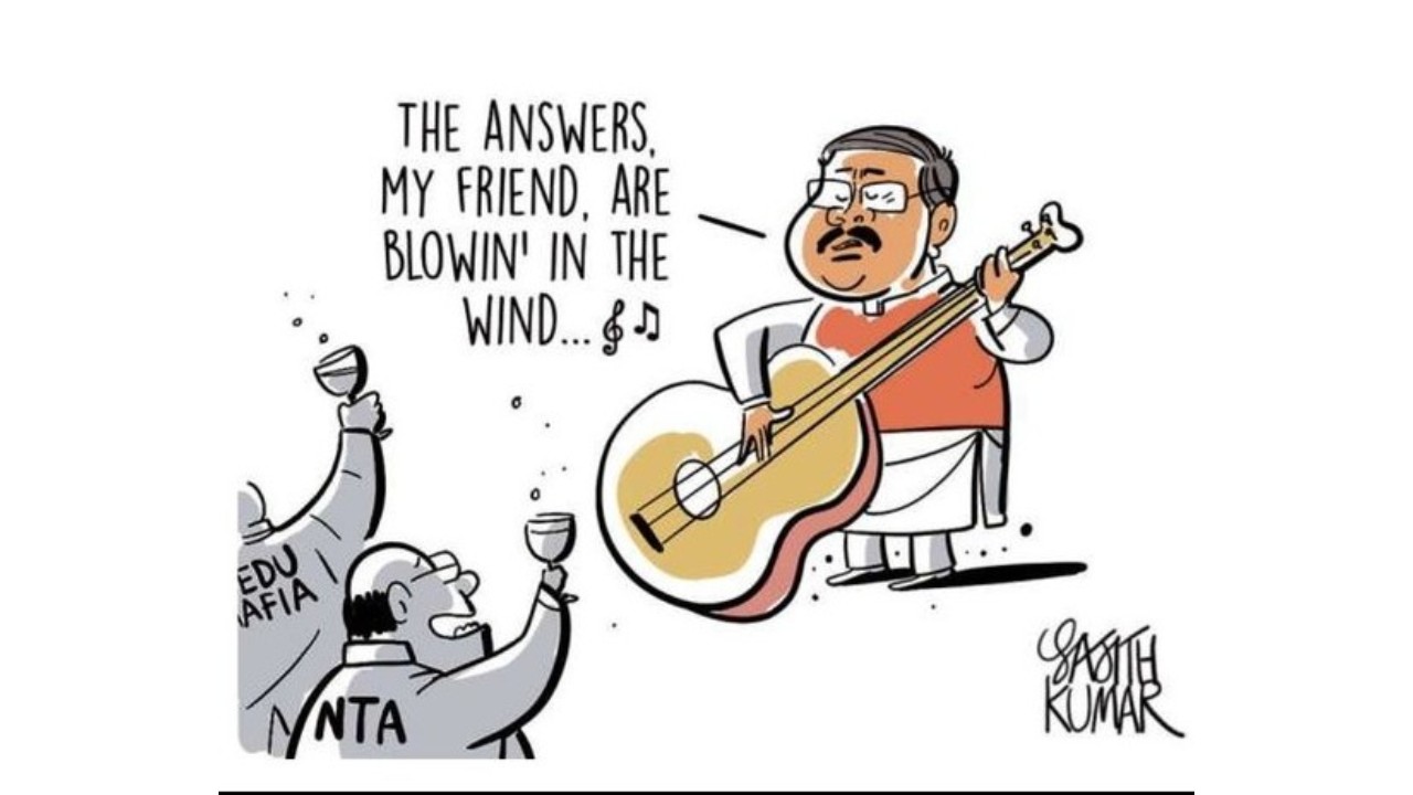 DH Toon | Answers blowing in the wind...