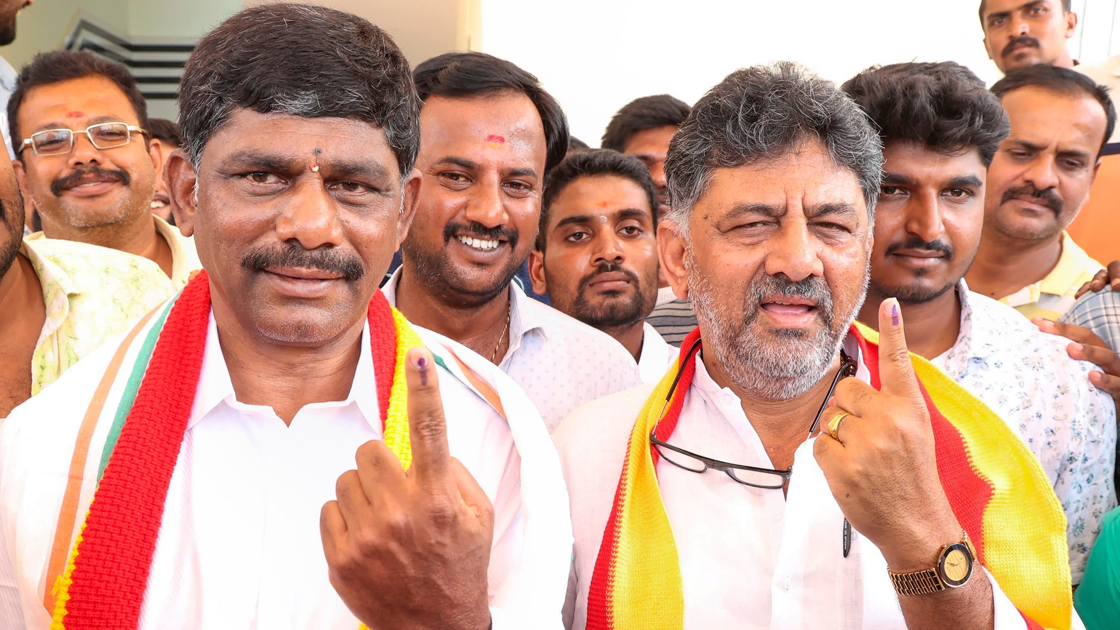 D K Shivakumar preps Channapatna bypoll pitch after brother’s defeat