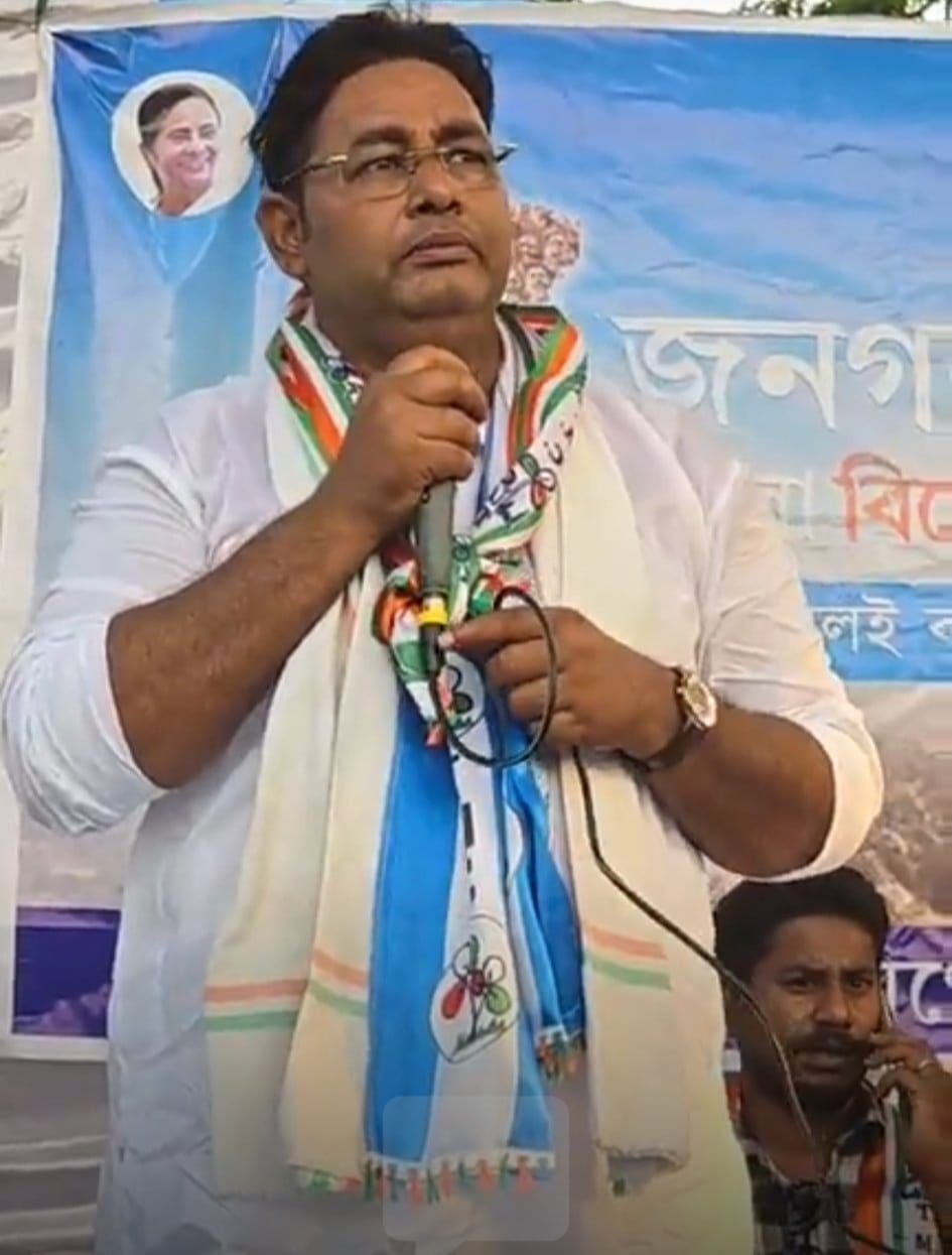 Trinamool Congress candidate Reyat Hossain Sarkar
